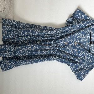 SHEIN blue flower dress (not used)